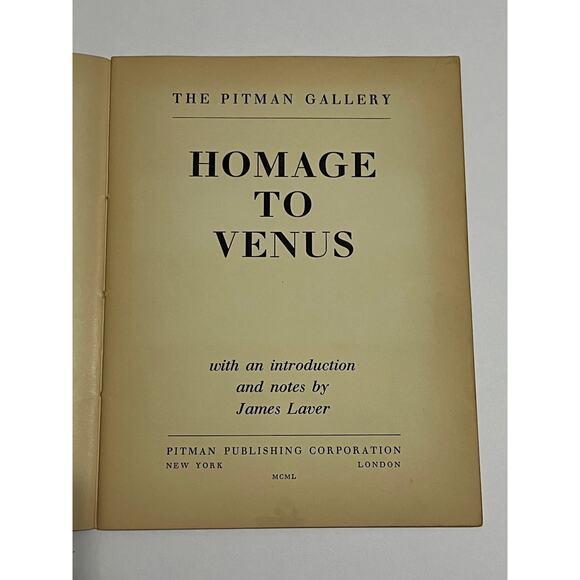 VTG MCM Homage to Venus Pitman Gallery 24 Pages Circa 1950's - Picture 3 of 4